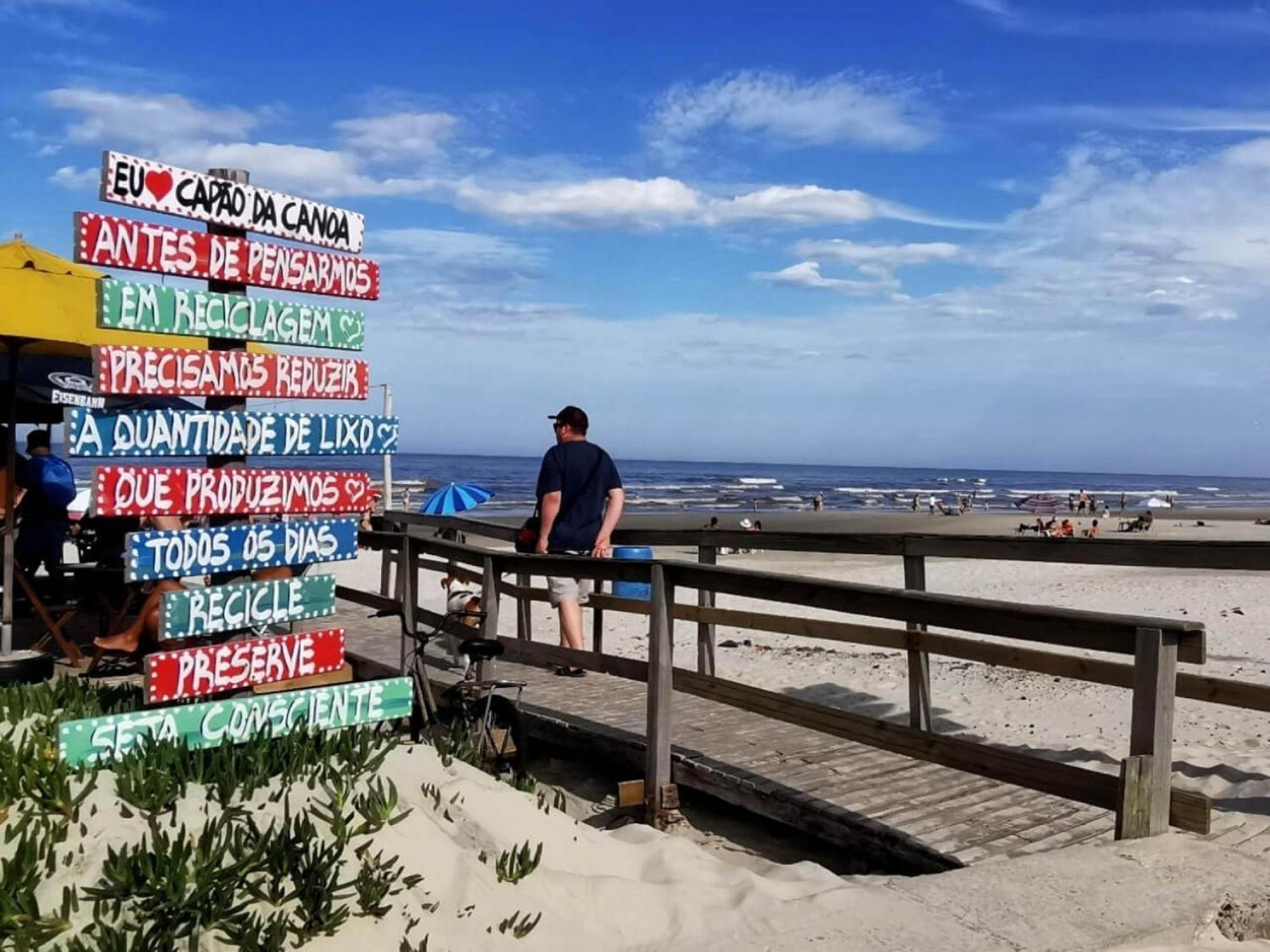 Apartamento Coracao De Capao 100Mt Do Mar Capão da Canoa Buitenkant foto